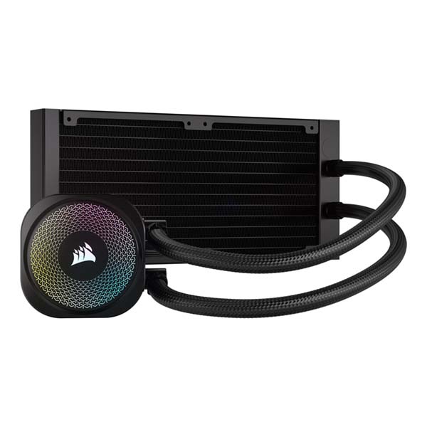 CORSAIR NAUTILUS 240 RS - 2x120mm ARGB CPU Liquid Cooler - Black