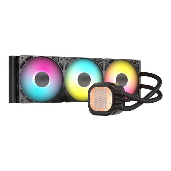 CORSAIR NAUTILUS 360 RS - 3x120mm ARGB CPU Liquid Cooler - Black