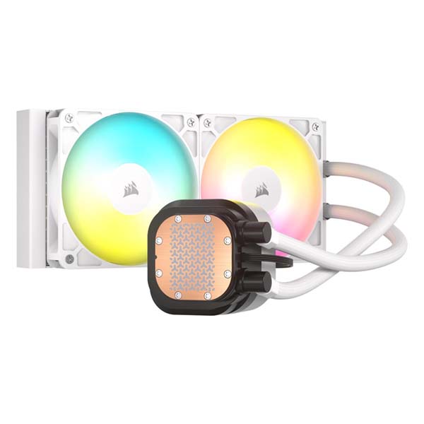 CORSAIR NAUTILUS 240 RS - 2x120mm ARGB CPU Liquid Cooler - White