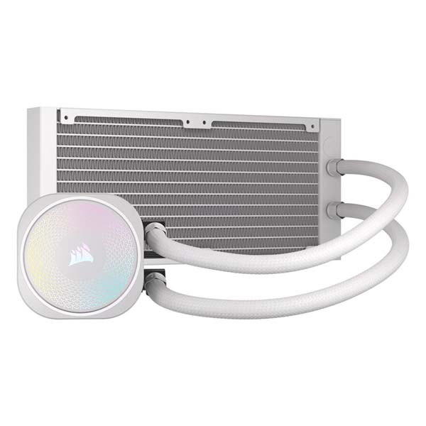 CORSAIR NAUTILUS 240 RS - 2x120mm ARGB CPU Liquid Cooler - White