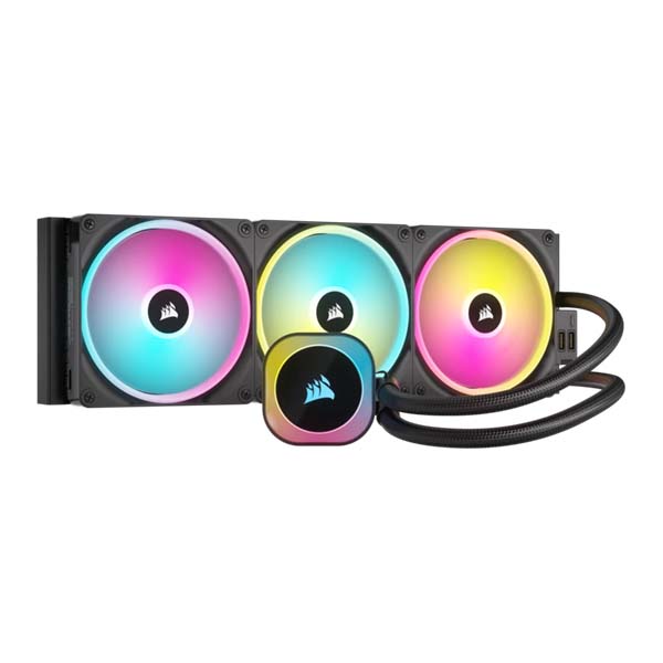 Corsair iCUE LINK H170i RGB 420mm AIO Liquid CPU Cooler - Black