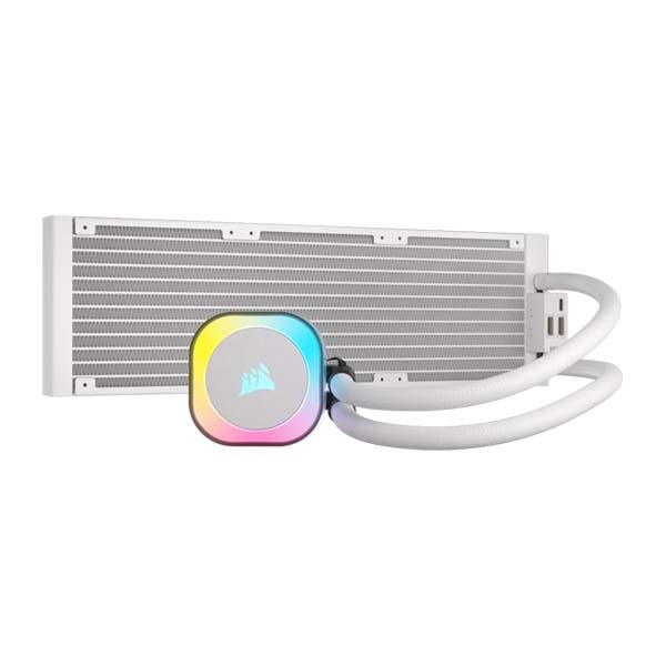 CORSAIR iCUE LINK H150i RGB - 360mm AIO CPU Liquid Cooler - White