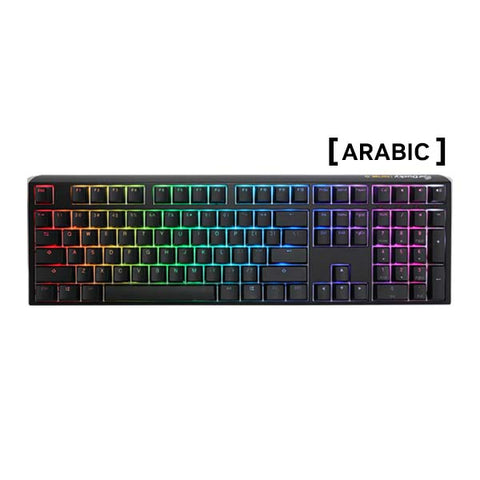 DUCKY ONE 3 - Blue Switch RGB Hot-Swap Wired Mechanical Keyboard - Classic Black - AR Layout