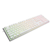 DUCKY ONE 3 CLASSIC Full-Size - Blue Switch RGB Hot-Swap Wired Mechanical Keyboard - White - AR Layout