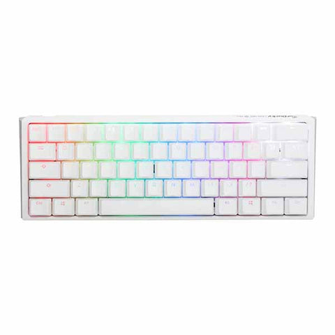 Ducky One 3 Mini - Red Switch RGB Hot-Swap Mechanical Keyboard - Aura White