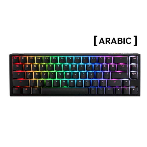DUCKY ONE 3 SF - Blue Switch RGB Hot-Swap Wired Mechanical Keyboard - Classic Black - AR Layout