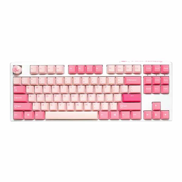 Ducky One 3 TKL - Blue Switch Hot-Swap Mechanical Keyboard - Gossamer Pink