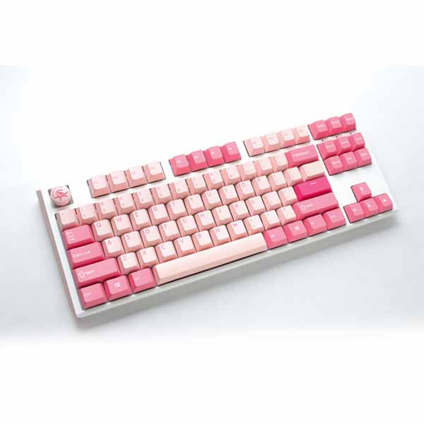 Ducky One 3 TKL - Blue Switch Hot-Swap Mechanical Keyboard - Gossamer Pink