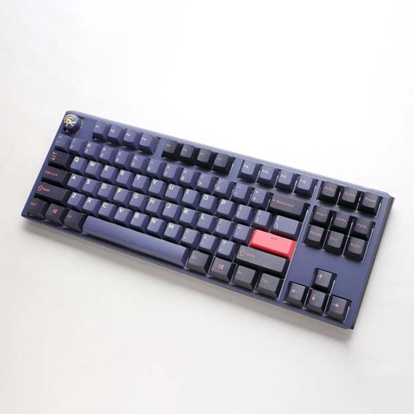 DUCKY ONE 3 TKL - Blue Switch RGB Hot-Swap Wired Mechanical Keyboard - Cosmic Blue - AR Layout