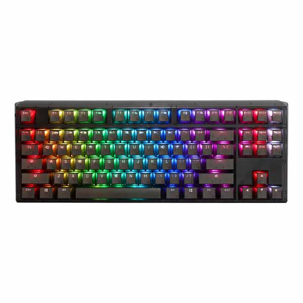 Ducky One 3 TKL - Silent Red Switch RGB Quack Mechanical Keyboard - Aura Black