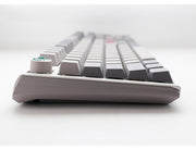 Ducky One 3 TKL - Silent Red Switch Hot-Swap Mechanical Keyboard - Mist Grey
