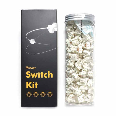 Ducky Gateron G Pro White Switch Kit Set 110 Pack