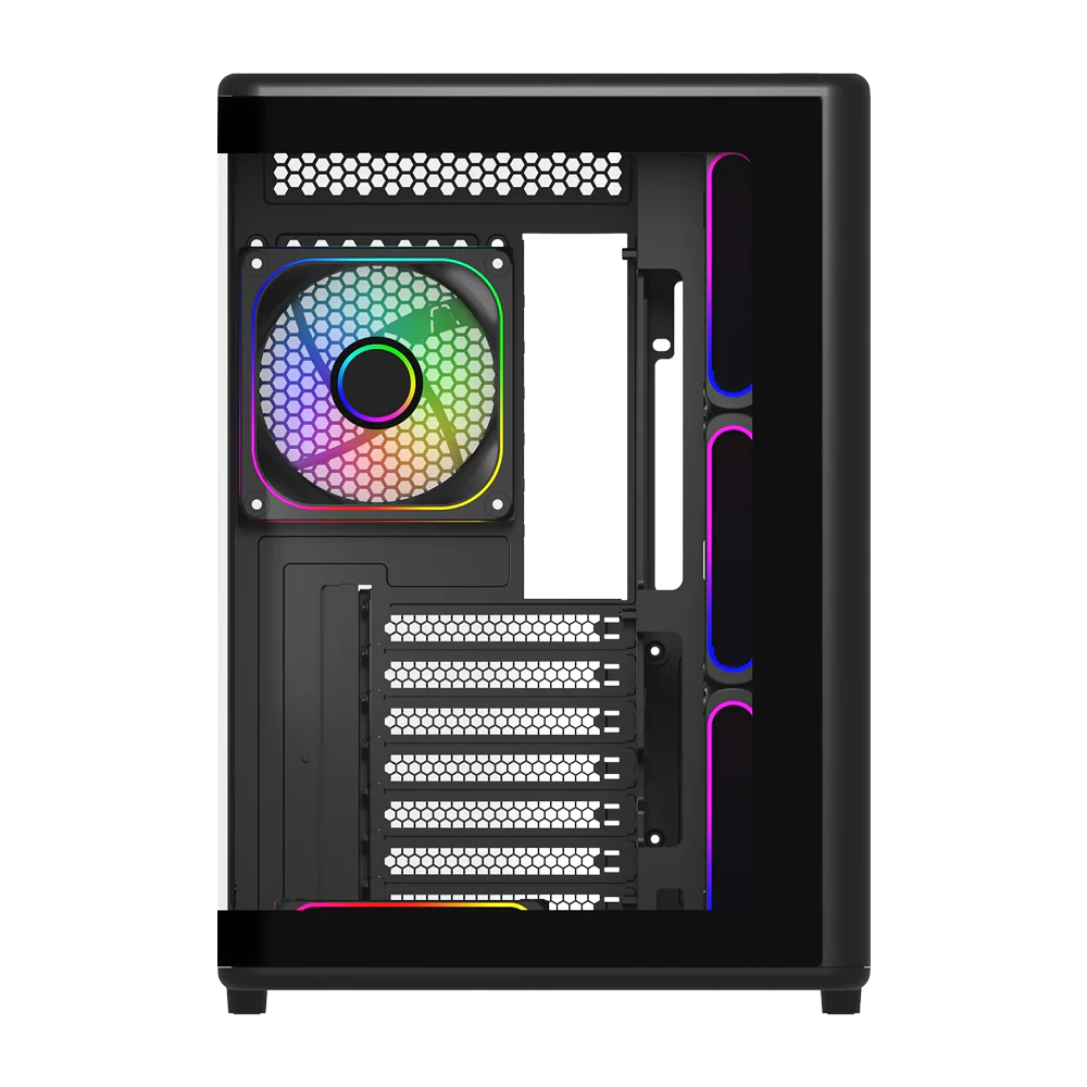 Cooler Master Elite 600 With Pre-installed 7 Fans ATX Case - Black