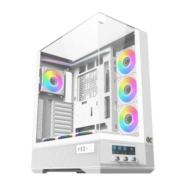 XIGMATEK VISION PRO ARCTIC ARGB LED ATX Case - White