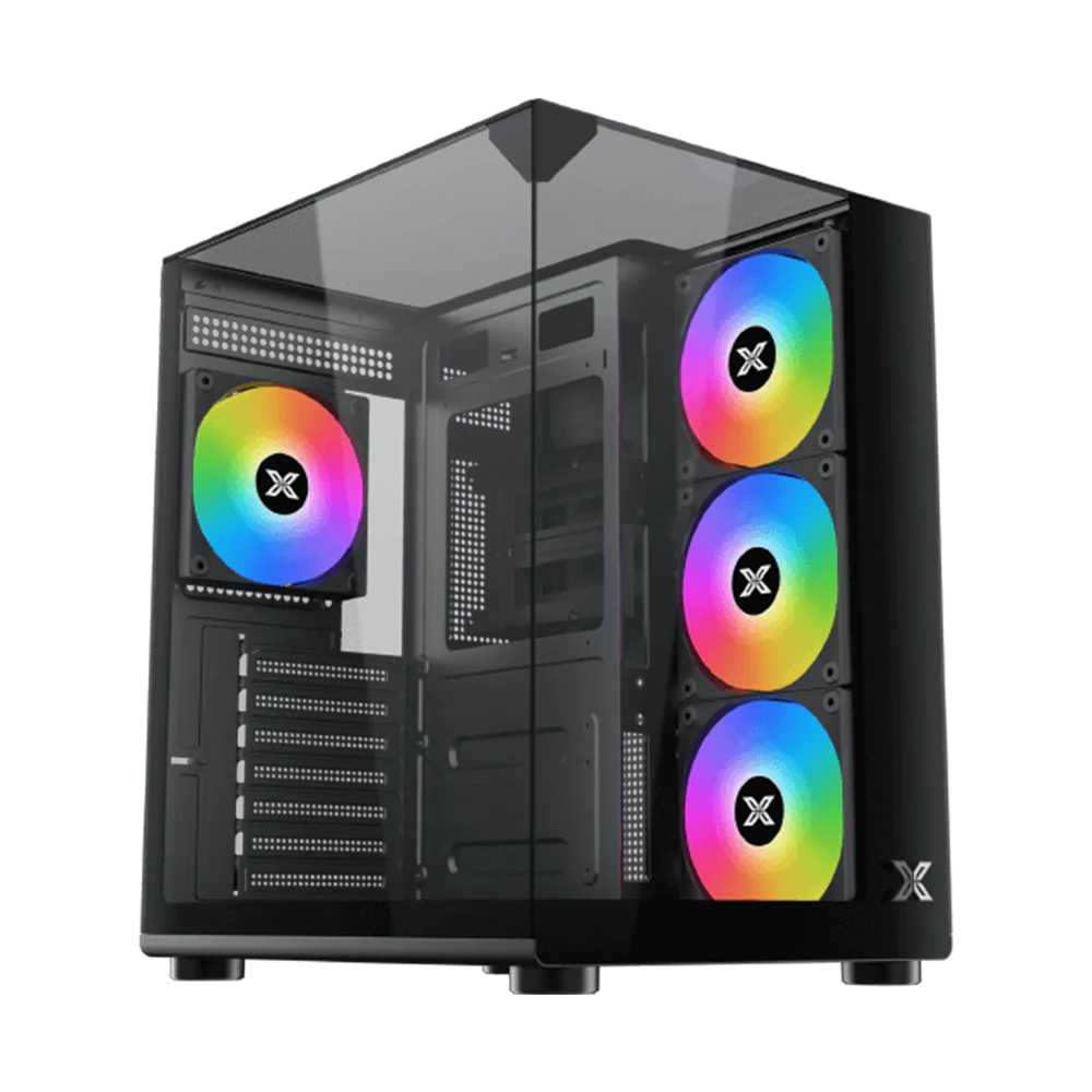 XIGMTEK Aqua Compact ATX Case - Black