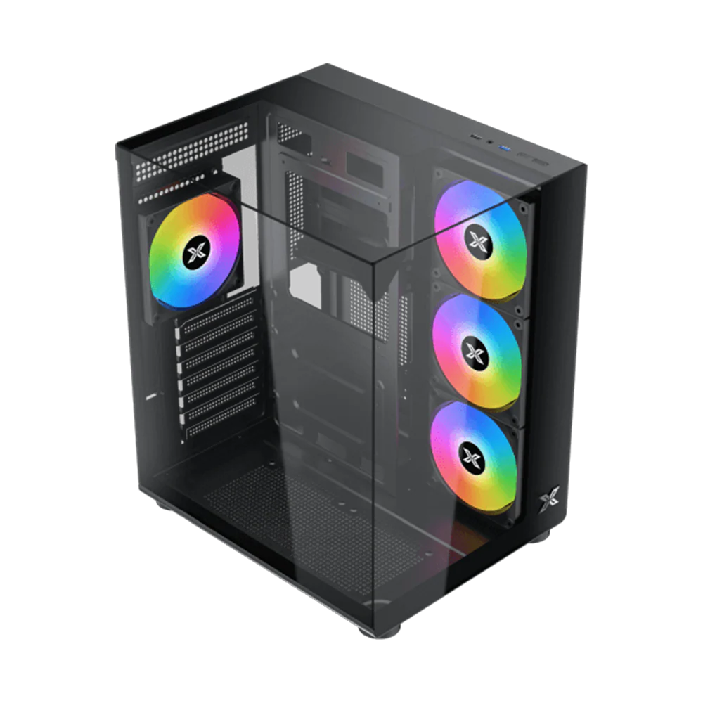 XIGMTEK Aqua Compact ATX Case - Black