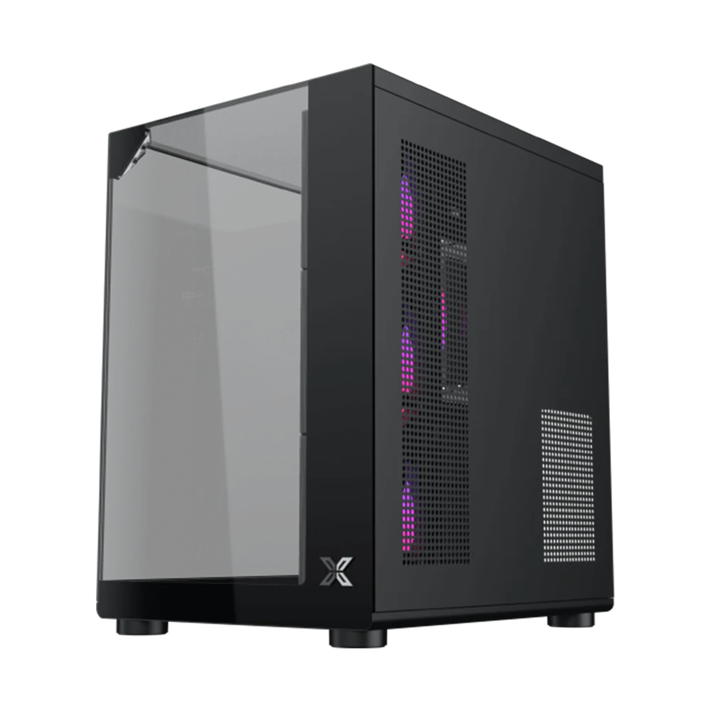 XIGMTEK Aqua Compact ATX Case - Black