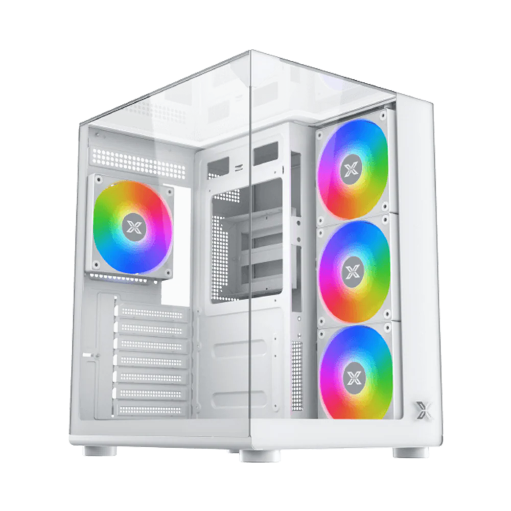 XIGMTEK Aqua Compact Arctic ATX Case - White