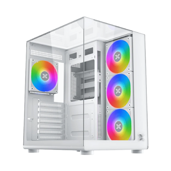 XIGMTEK Aqua Compact Arctic ATX Case - White