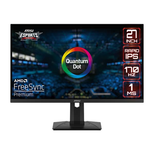 MSI G274QPF-QD : 27 Inch 170Hz WQHD IPS Gaming Monitor