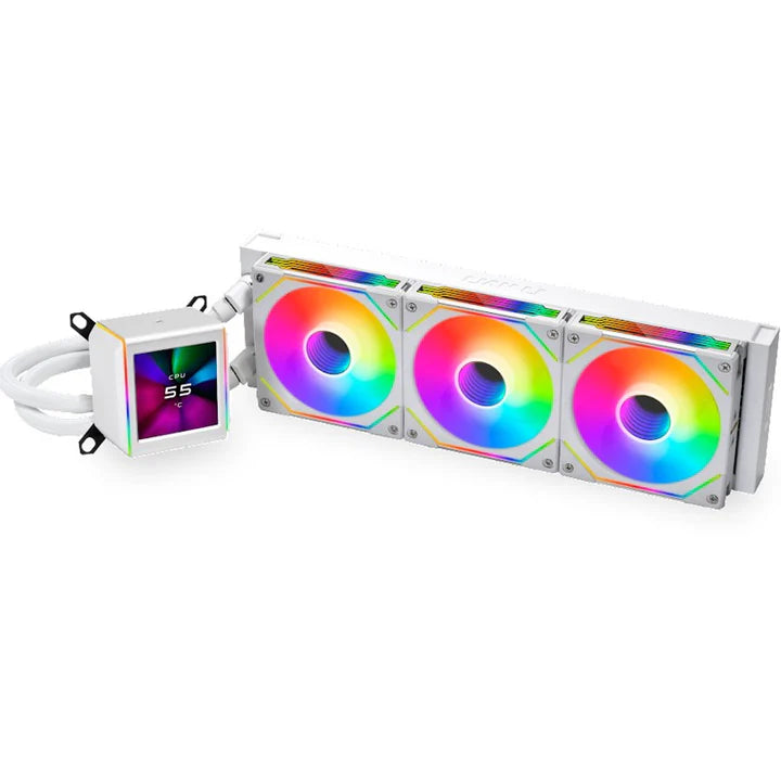 Lian Li Galahad II LCD SL-INF 360mm ARGB Liquid CPU Cooler - White