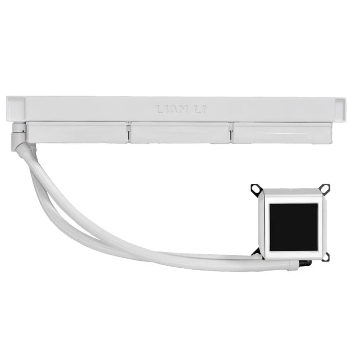 LIAN LI Galahad II LCD 360mm ARGB Liquid CPU Cooler With 2.88" IPS LCD Screen - White