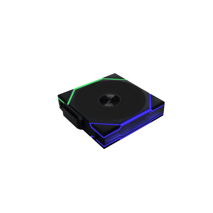 LIAN LI UNI FAN TL Wireless LCD Reverse Blade 120mm ARGB Case Fans with 1.6” LCD Screen (3 Pack) - Black