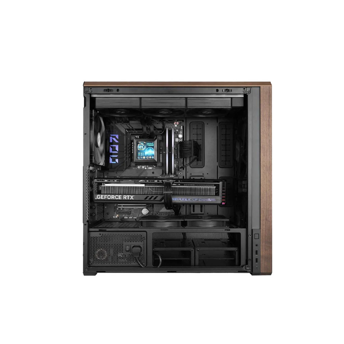 LIAN LI Lancool 217 Mid Tower ATX Gaming Case - Black (5 Fans Included)