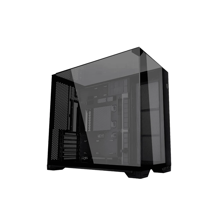 LIAN LI O11 VISION COMPACT Tempered Glass ATX Mid-Tower Gaming PC Case - Black (Fans Not Included)
