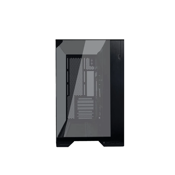 LIAN LI O11 VISION COMPACT Tempered Glass ATX Mid-Tower Gaming PC Case - Black (Fans Not Included)