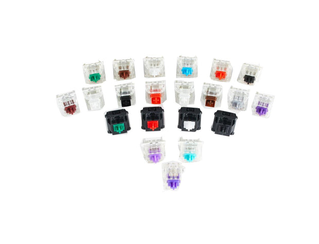 Glorious Gateron Green Mechanical Keyboard Switches (120 pack) - Black
