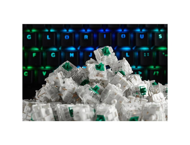 Glorious Gateron Green Mechanical Keyboard Switches (120 pack) - Green