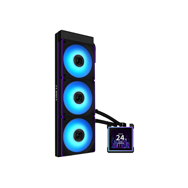 Lian Li Hydro-Shift II LCD-S 360CL With CL Wireless Fans IPS LCD Screen Liquid Cooler - Black