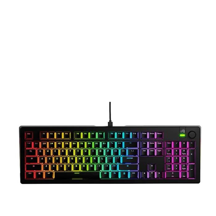 Glorious GMMK 3 100% Prebuilt Wired Mechanical Gaming Keyboard - Black (US Layout)