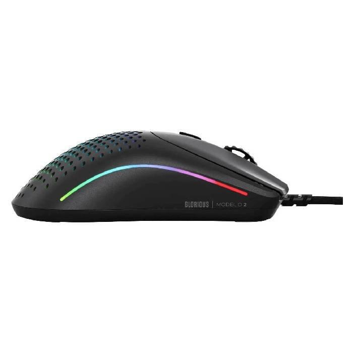 Glorious Model O2 Wired RGB Gaming Mouse – Matte Black