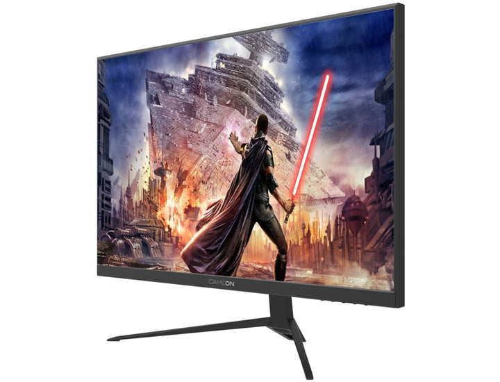 GAMEON GOP27QHD165 27" QHD, 165Hz, 1ms (2560x1440) 2K Flat IPS Gaming Monitor With G-Sync & FreeSync (HDMI 2.1 Console Compatible) - Black