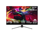 GAMEON GOVE127FHD165IPS 27" FHD, 165Hz, 1ms Flat IPS Gaming Monitor With G-Sync & FreeSync (HDMI 2.1 Console Compatible) - Black