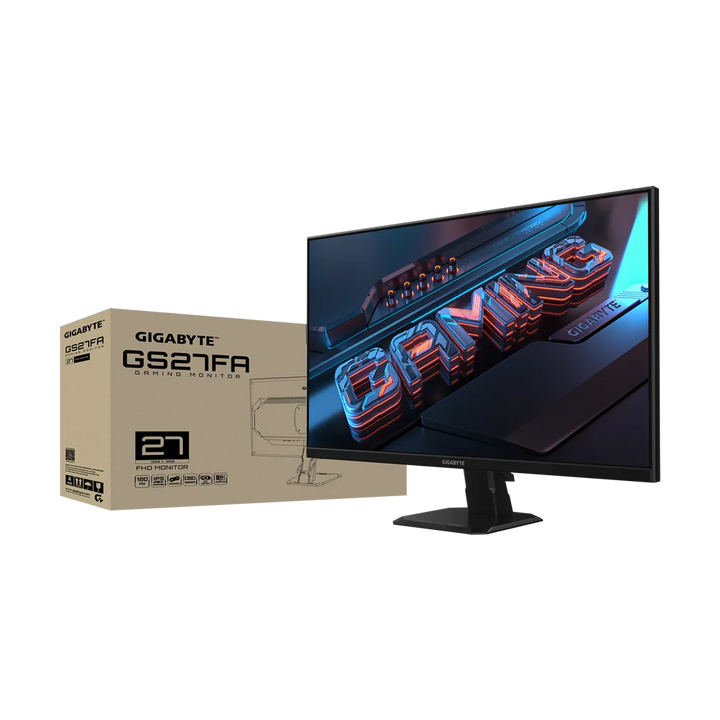 GIGABYTE GS27FA 27 Inch 180Hz FHD HDMI 2.0 1ms Gaming Monitor - Black