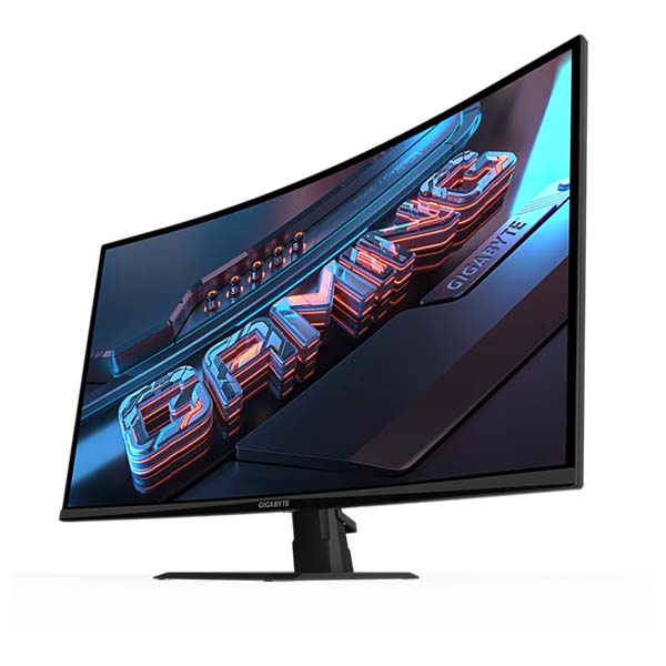 GIGABYTE GS32QC - 31.5 Inch QHD 165Hz/OC 170Hz 1ms HDMI 2.0 Edge VA Curved Gaming Monitor - Black