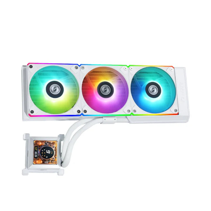 LIAN LI Hydro-Shift LCD 360 RGB Liquid CPU Cooler - White