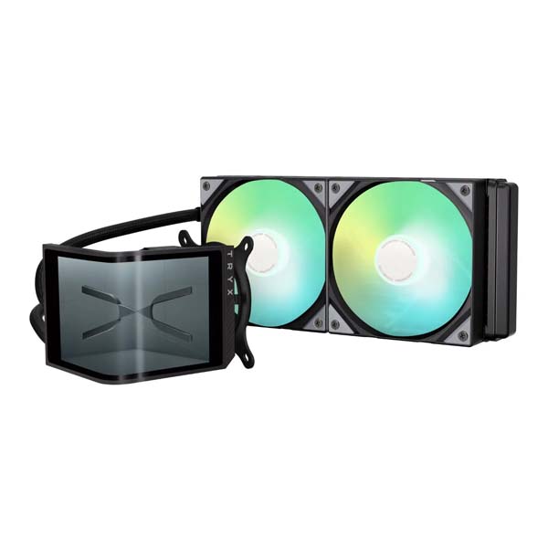 TRYX PANORAMA SE ARGB 240 - 2x120mm AIO CPU Liquid Cooler - Black