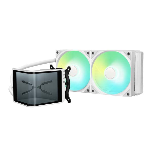 TRYX PANORAMA SE ARGB 240 - 2x120mm AIO CPU Liquid Cooler - White