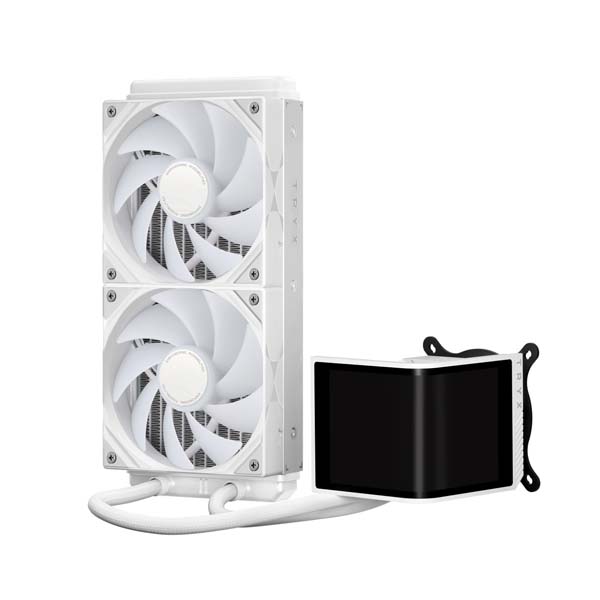TRYX PANORAMA SE ARGB 240 - 2x120mm AIO CPU Liquid Cooler - White