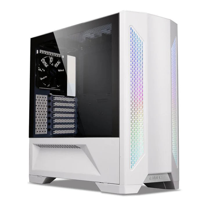 LIAN LI Lancool II ATX Mid Tower Gaming PC Case - White