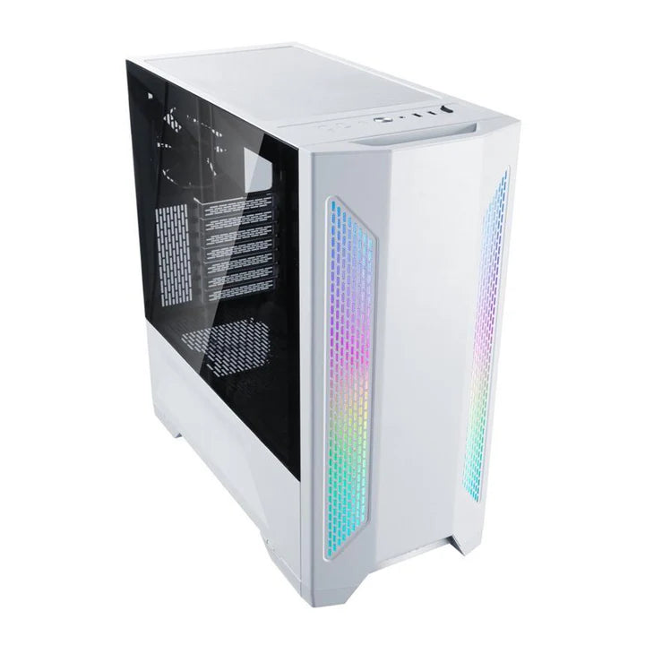 LIAN LI Lancool II ATX Mid Tower Gaming PC Case - White