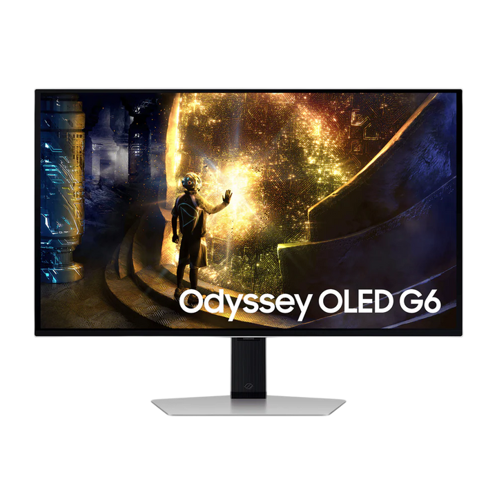 SAMSUNG G6 G61D Odyssey OLED - 27 Inch QHD 240Hz 0.03ms HDMI 2.1 Gaming Monitor - Silver