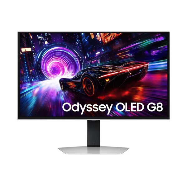 SAMSUNG ODYSSEY G8 G81SF - 32 Inch 4K UHD 240Hz HDMI 2.1 QD-OLED Gaming Monitor - White