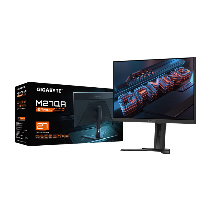 GIGABYTE M27QA 27 Inch 180Hz QHD HDMI 2.0 1ms IPS Gaming Monitor - Black