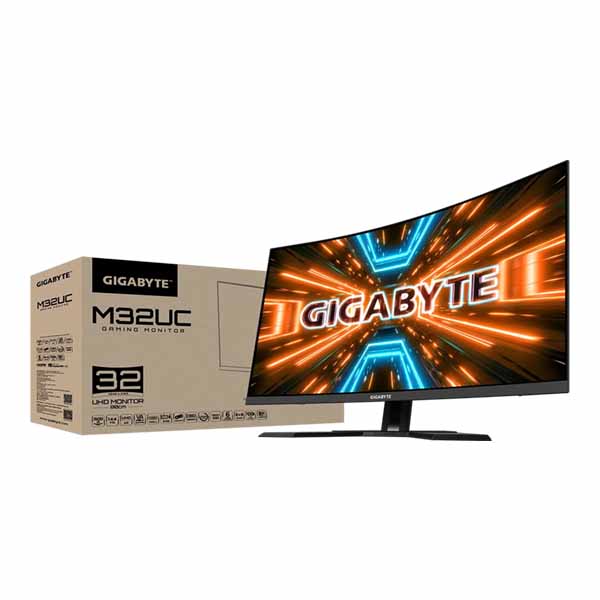 Gigabyte M32UC 31.5 Inch 4K 144Hz HDMI 2.1 Curved Gaming Monitor