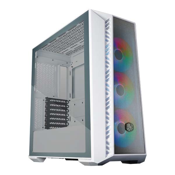 Cooler Master MasterBox MB520 Mesh ARGB Mid Tower ATX Gaming Case - White